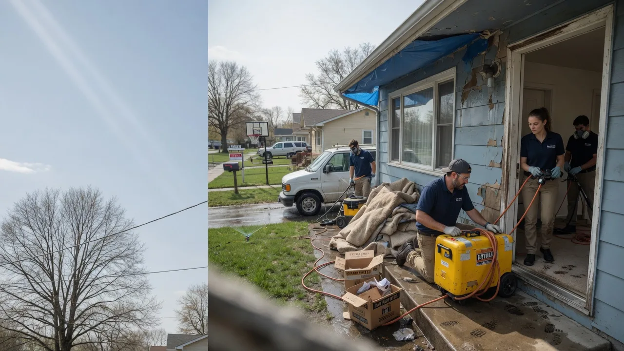 Basement Flood Cleanup in Eleroy, IL near me